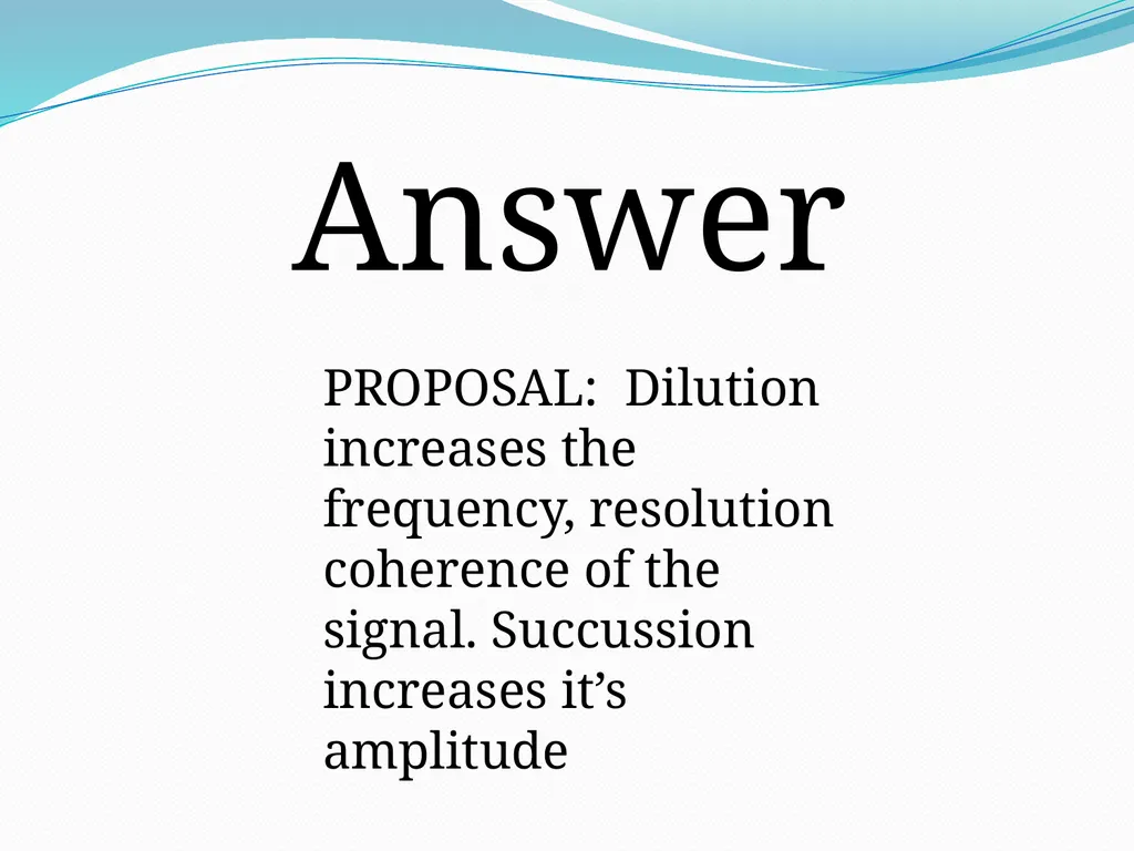 BEYOND THE MOLECULE: Theory Evidence Biological - slide 39 of 45