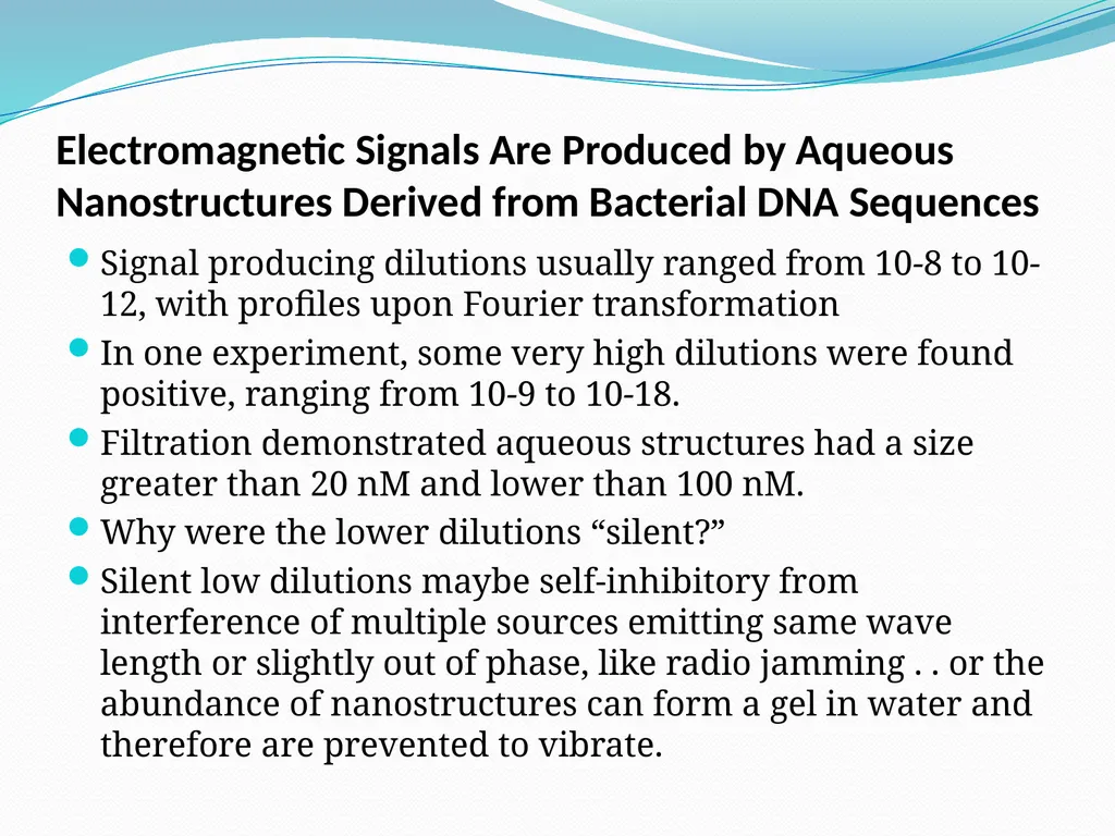BEYOND THE MOLECULE: Theory Evidence Biological - slide 11 of 45