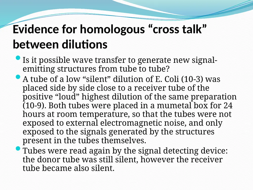 BEYOND THE MOLECULE: Theory Evidence Biological - slide 12 of 45