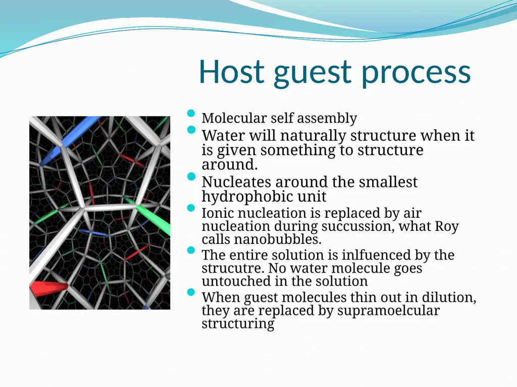 BEYOND THE MOLECULE: Theory Evidence Biological - slide 32 of 45