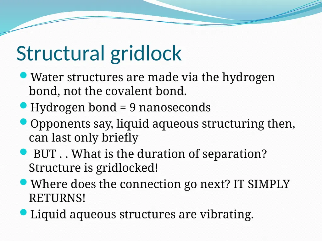 BEYOND THE MOLECULE: Theory Evidence Biological - slide 31 of 45