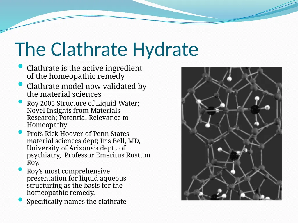 BEYOND THE MOLECULE: Theory Evidence Biological - slide 23 of 45