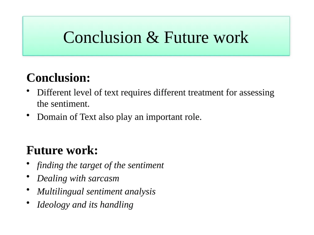 Sentiment Analysis PhD Seminar Balamurali A - slide 21 of 23