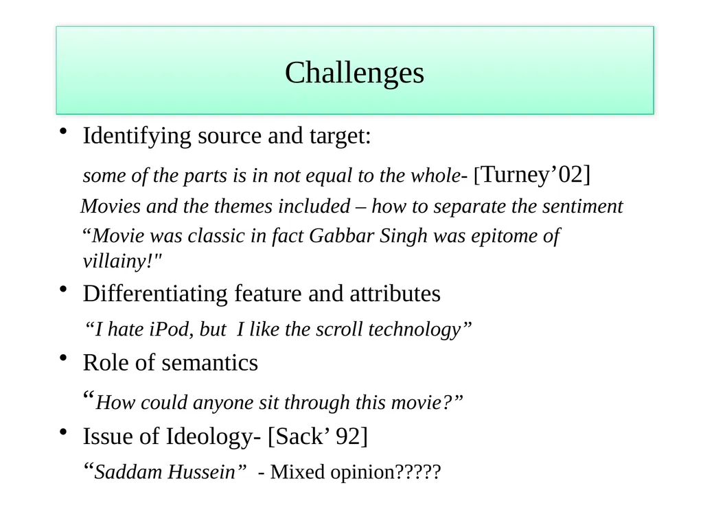 Sentiment Analysis PhD Seminar Balamurali A - slide 6 of 23