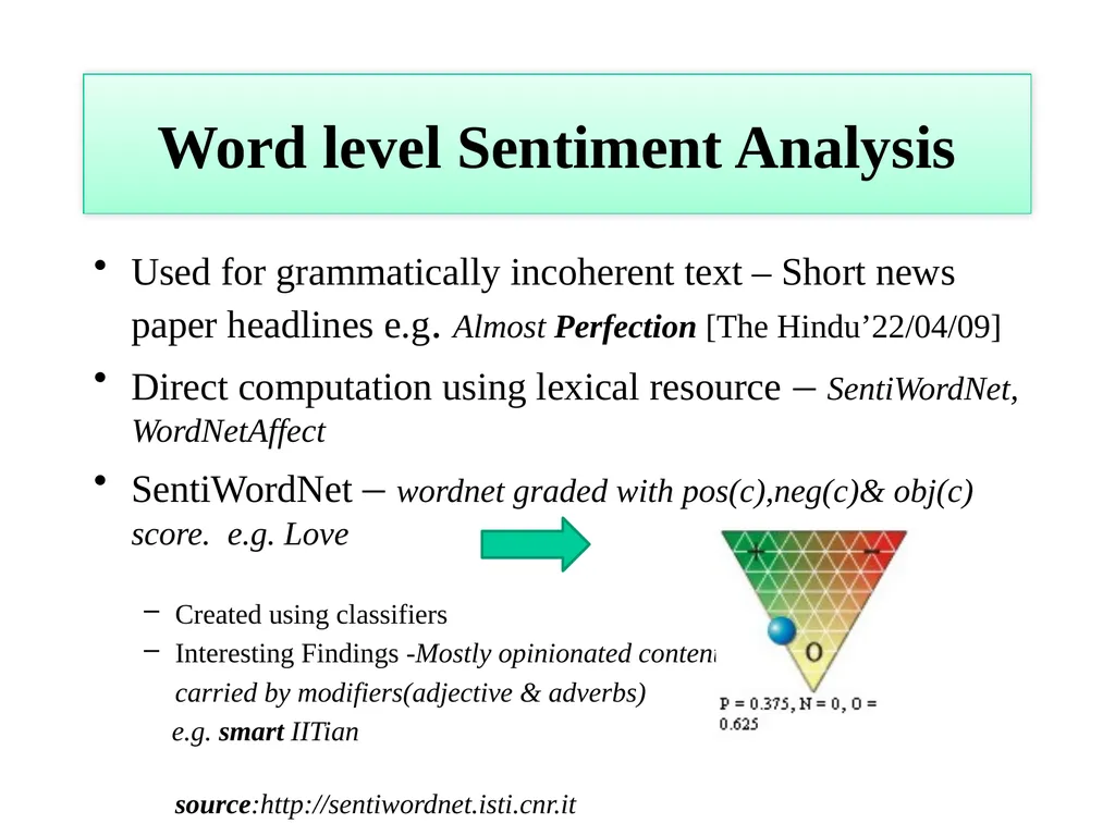 Sentiment Analysis PhD Seminar Balamurali A - slide 8 of 23