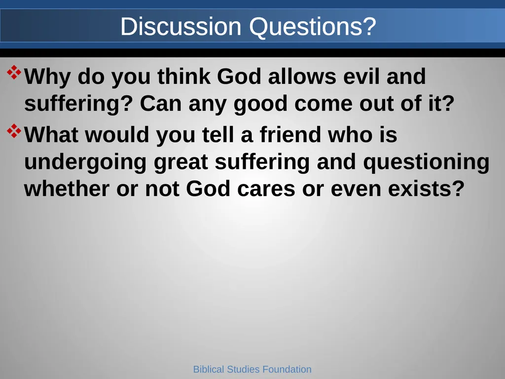 Understanding Worldviews Core Faith- Lesson 2 A - slide 43 of 43