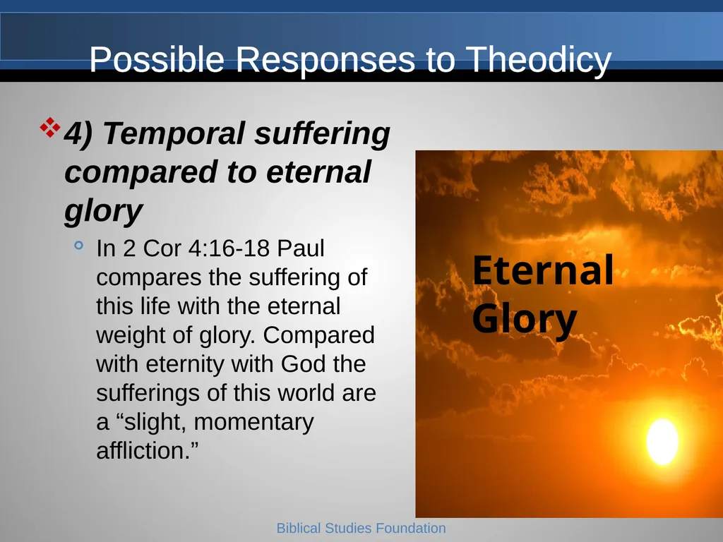 Understanding Worldviews Core Faith- Lesson 2 A - slide 37 of 43