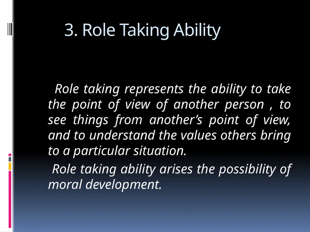KOHLBERG’S THEORY OF MORAL DEVELOPMENT EDUCATION - slide 7 of 15