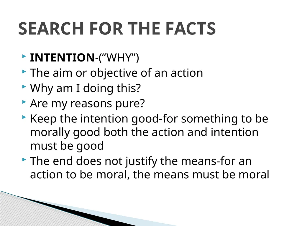 MORAL DECISION MAKING HOW TO ENSURE I AM DOING - slide 7 of 16