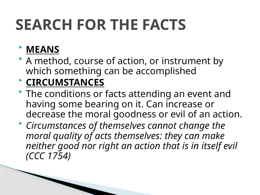 MORAL DECISION MAKING HOW TO ENSURE I AM DOING - slide 8 of 16