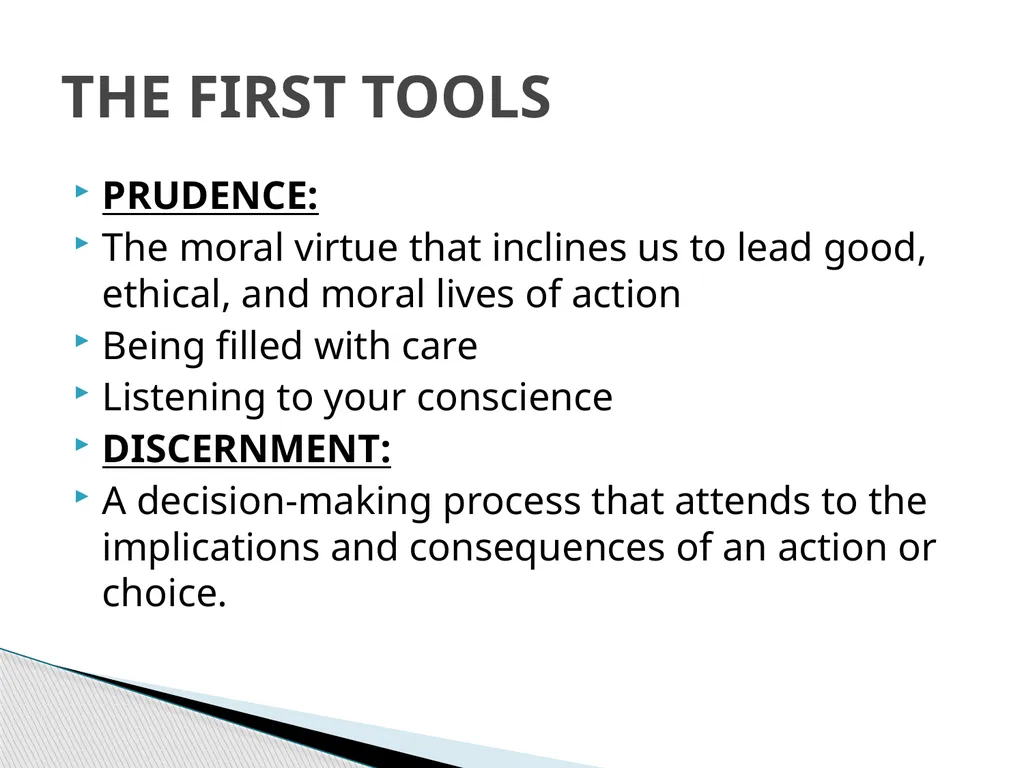 MORAL DECISION MAKING HOW TO ENSURE I AM DOING - slide 2 of 16