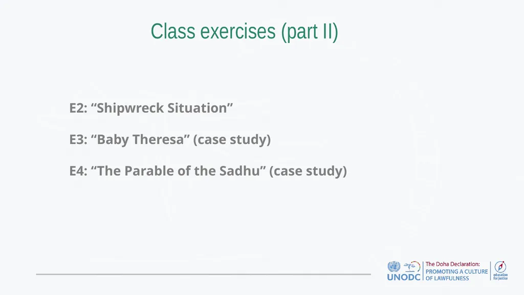 Education for Justice (E4J) Integrity and Ethics - slide 7 of 11