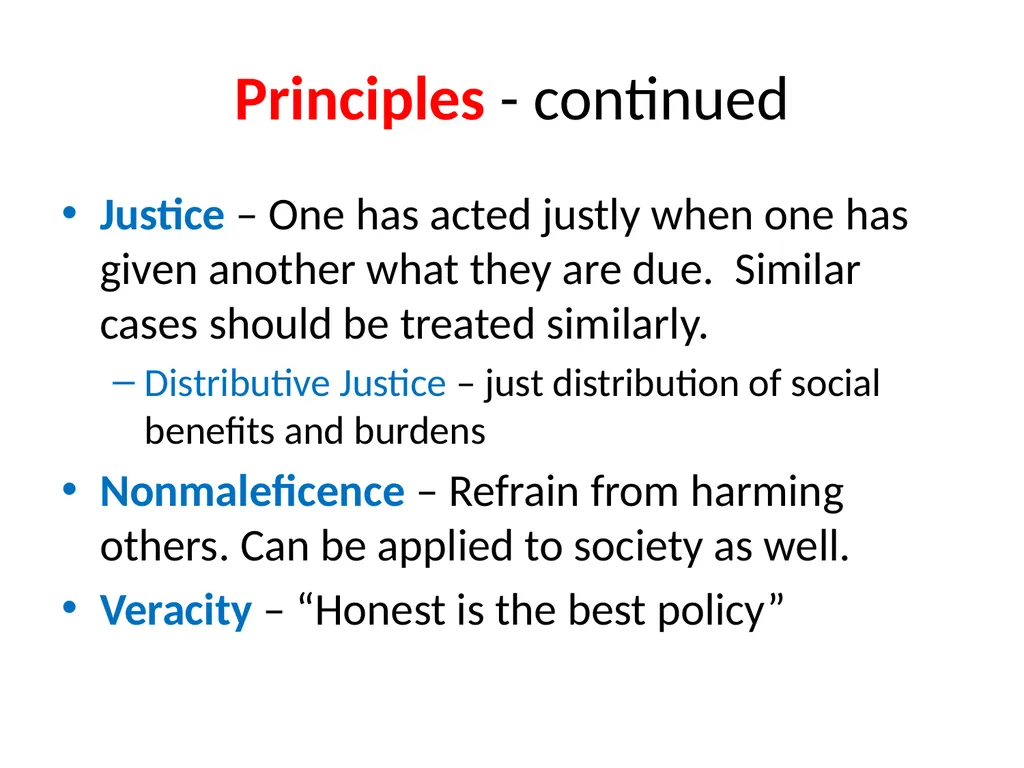 Morality, Ethics, Arguments Ethics and Morals are - slide 7 of 9