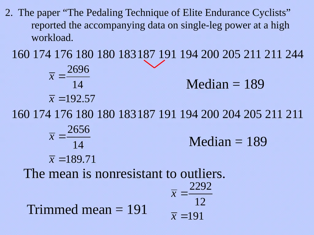 Numerical Methods for Describing Data From - slide 3 of 15