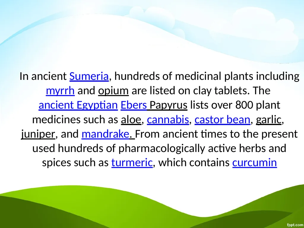 Click to edit Medicinal plants - slide 8 of 43