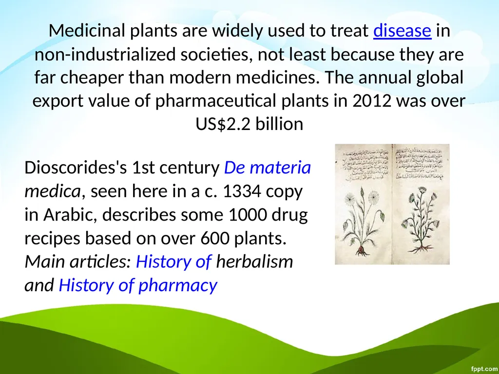 Click to edit Medicinal plants - slide 4 of 43