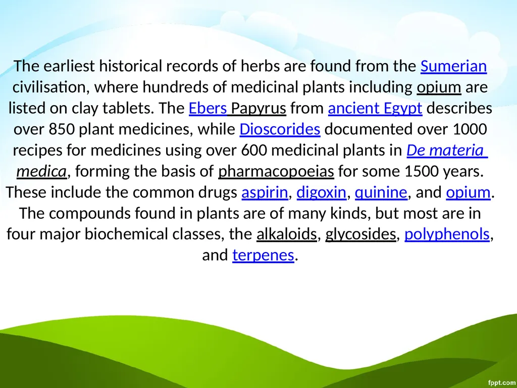 Click to edit Medicinal plants - slide 3 of 43
