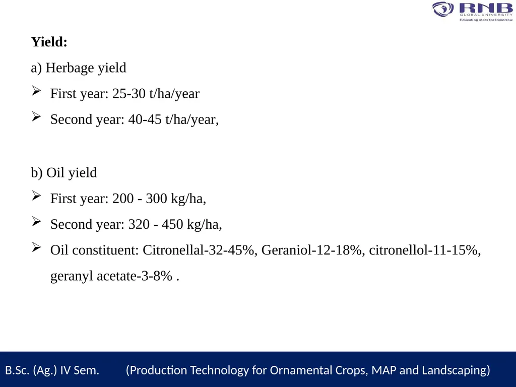 Course Name- Production Technology for Ornamental - slide 10 of 10