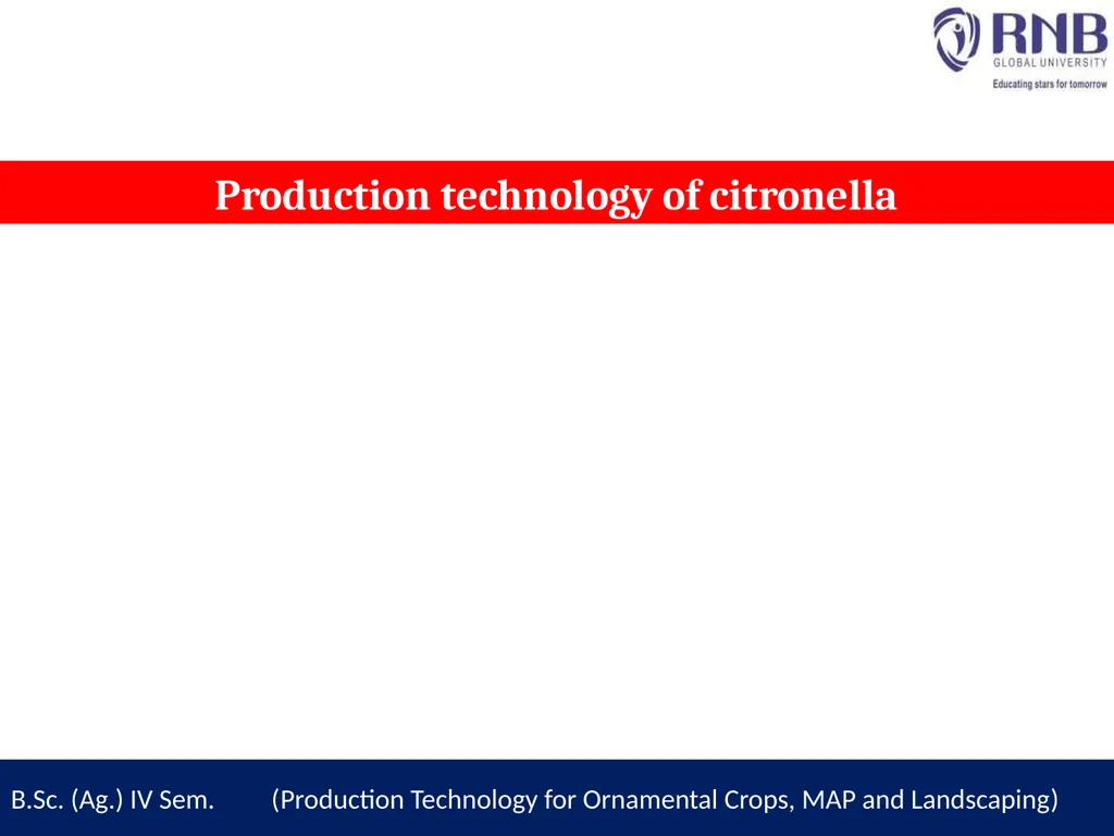 Course Name- Production Technology for Ornamental - slide 3 of 10