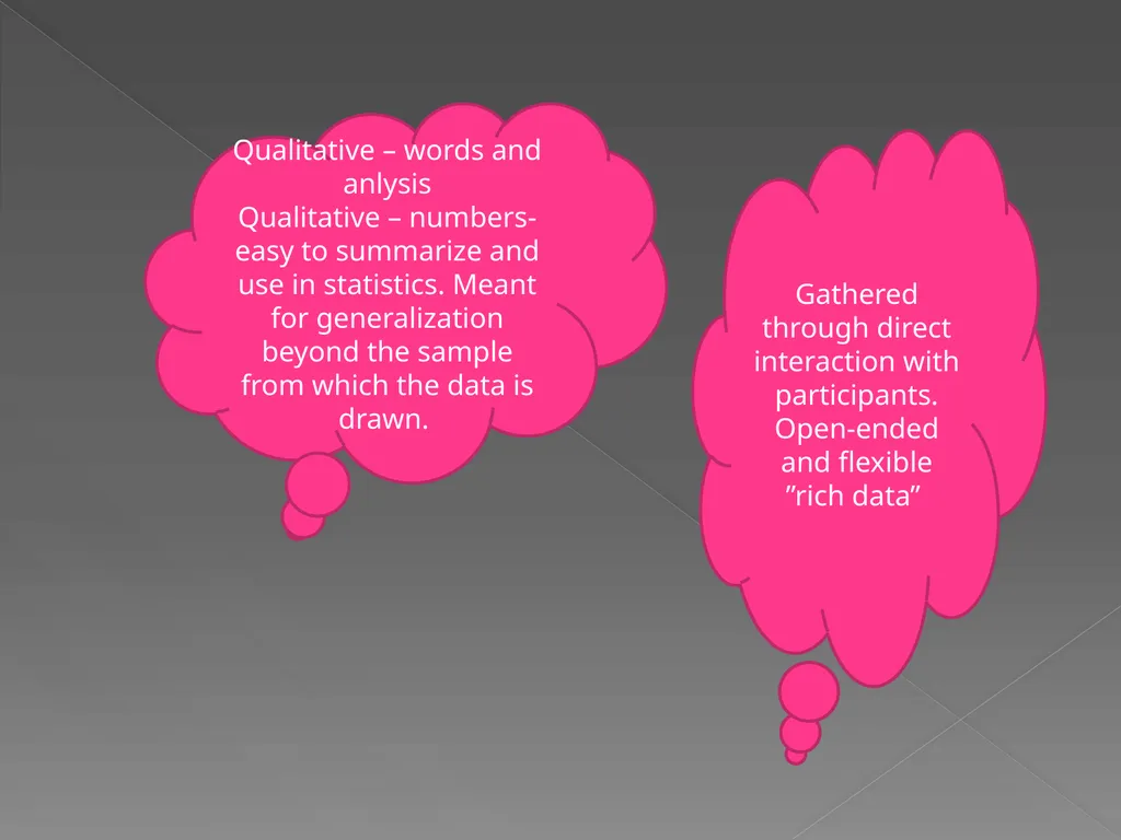 Qualitative vs. Quantitative research methods PART - slide 5 of 30