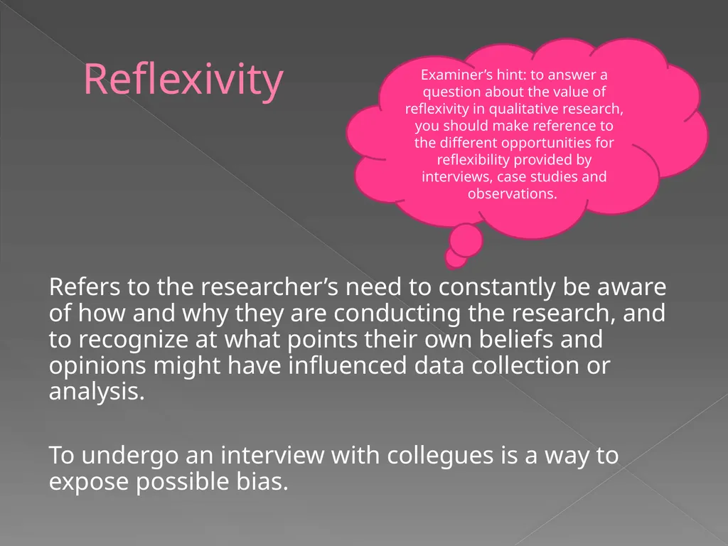 Qualitative vs. Quantitative research methods PART - slide 21 of 30