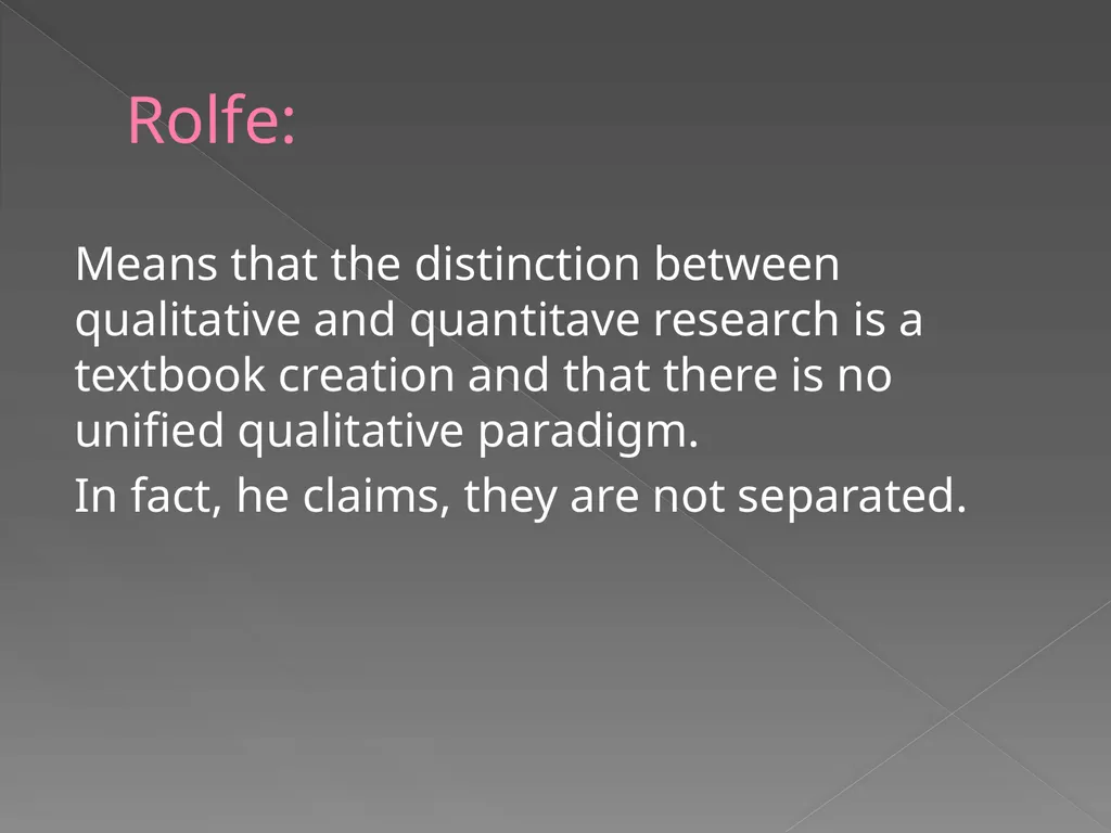 Qualitative vs. Quantitative research methods PART - slide 11 of 30
