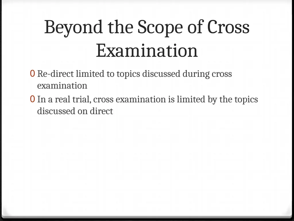 Rules of Evidence and Objections Mock Trial Rules - slide 12 of 20