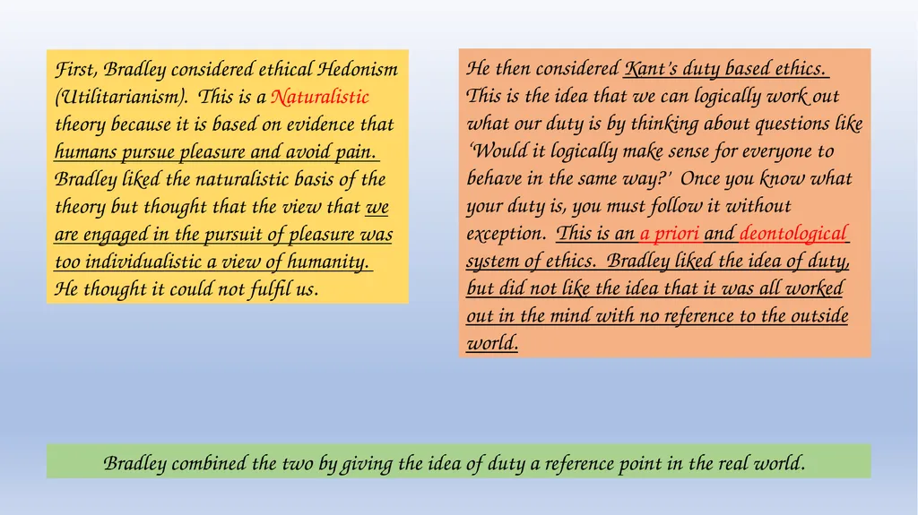 Meta-ethics Introduction - Naturalism Meta-ethics - slide 14 of 25