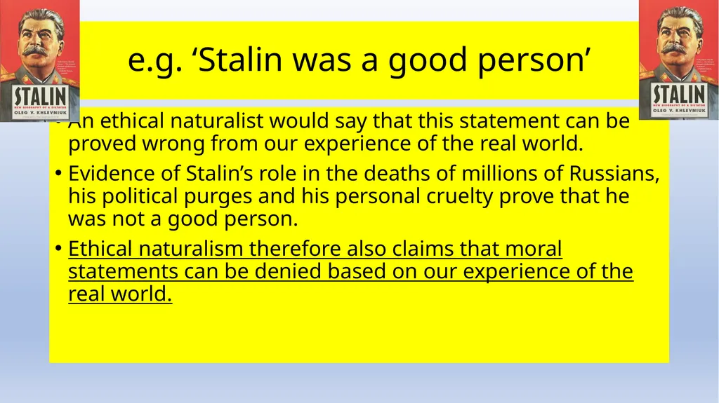 Meta-ethics Introduction - Naturalism Meta-ethics - slide 10 of 25