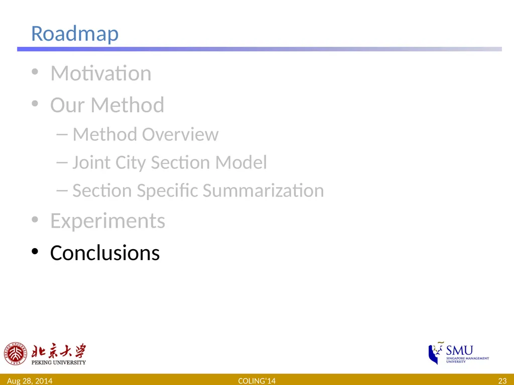 Generating Supplementary Travel Guides from Social - slide 23 of 25