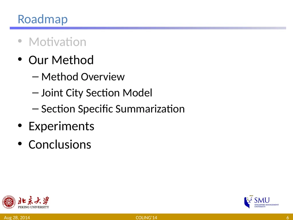 Generating Supplementary Travel Guides from Social - slide 6 of 25