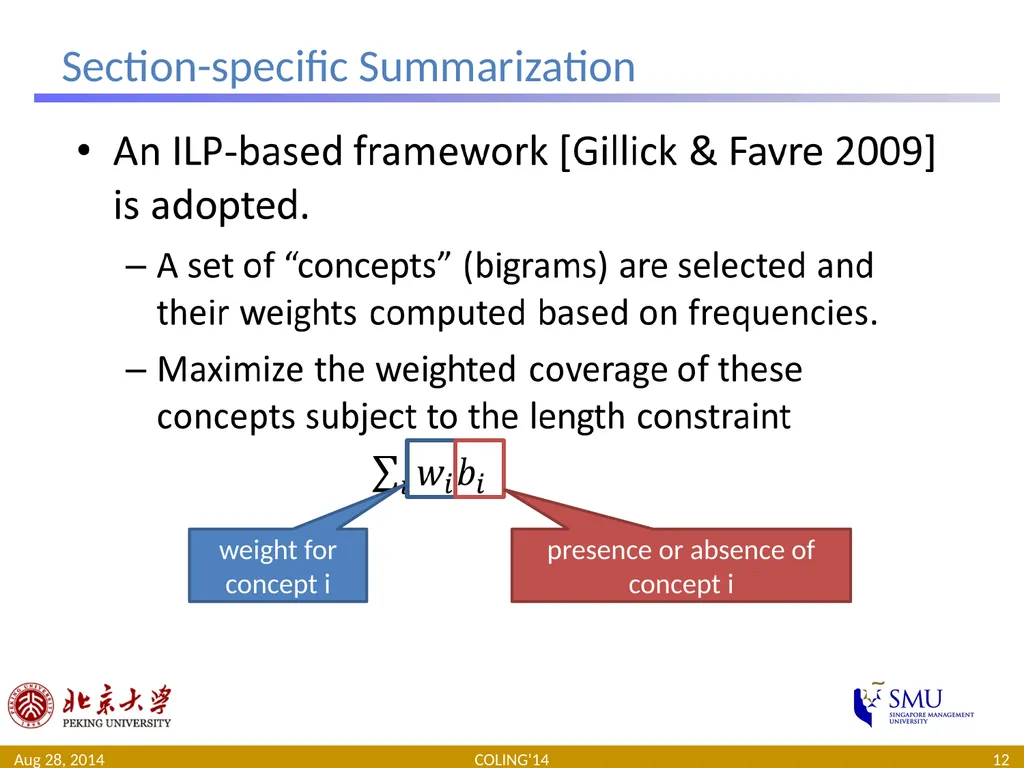 Generating Supplementary Travel Guides from Social - slide 12 of 25
