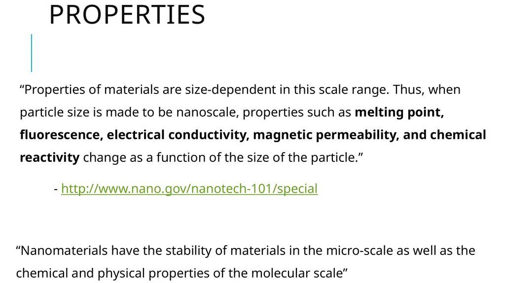 Nanomaterials Pearson 1.2 You mean from science - slide 6 of 16