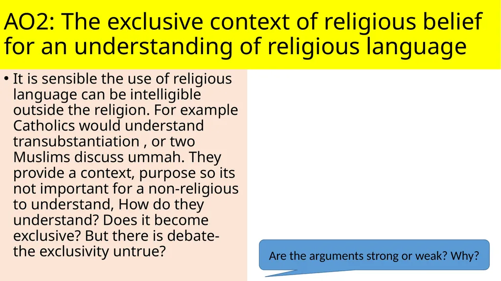 T4 Religious Language- Read Chapter A: Inherent - slide 11 of 11