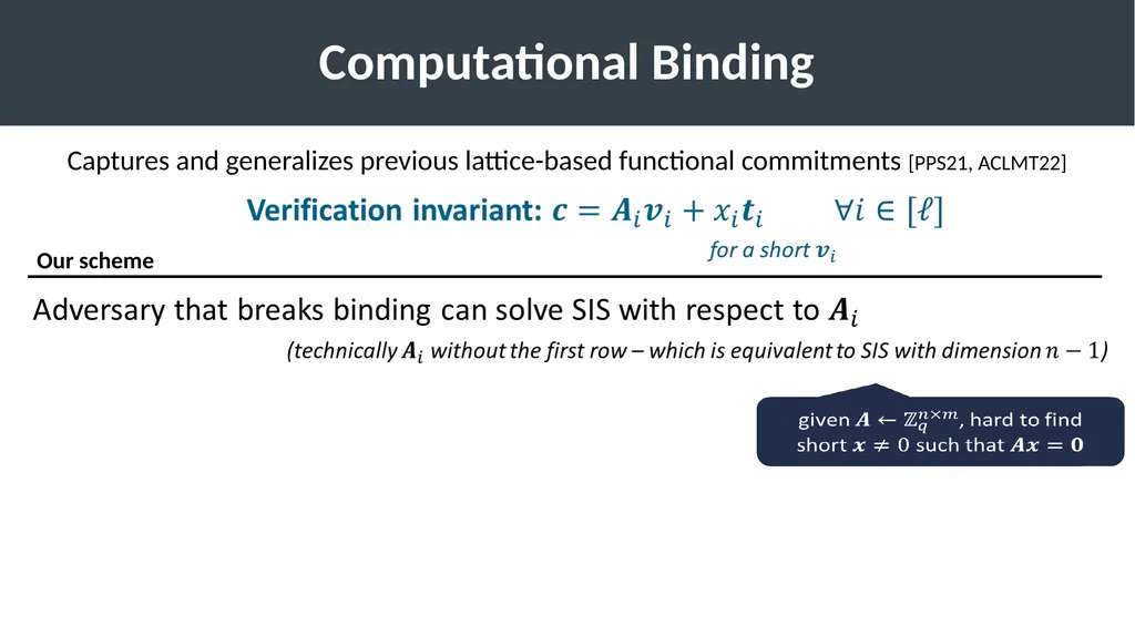 Succinct Vector, Polynomial, and Functional - slide 21 of 32