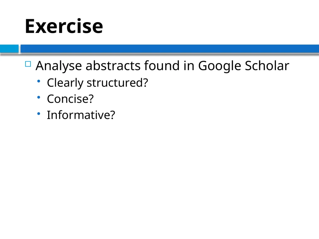 STRUCTURING THE ARGUMENT OF A THEORETICAL PAPER IN - slide 23 of 47