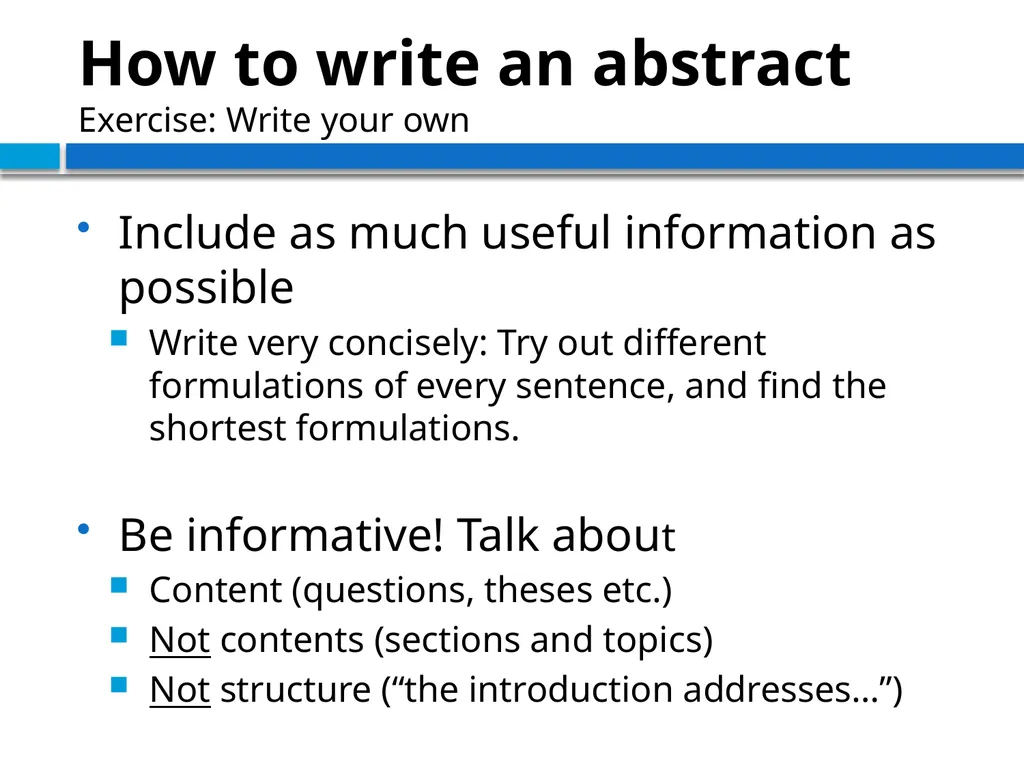 STRUCTURING THE ARGUMENT OF A THEORETICAL PAPER IN - slide 24 of 47