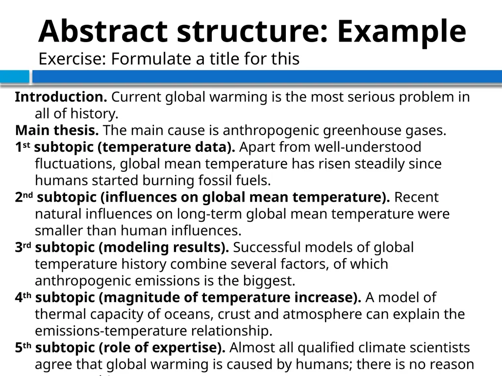 STRUCTURING THE ARGUMENT OF A THEORETICAL PAPER IN - slide 21 of 47