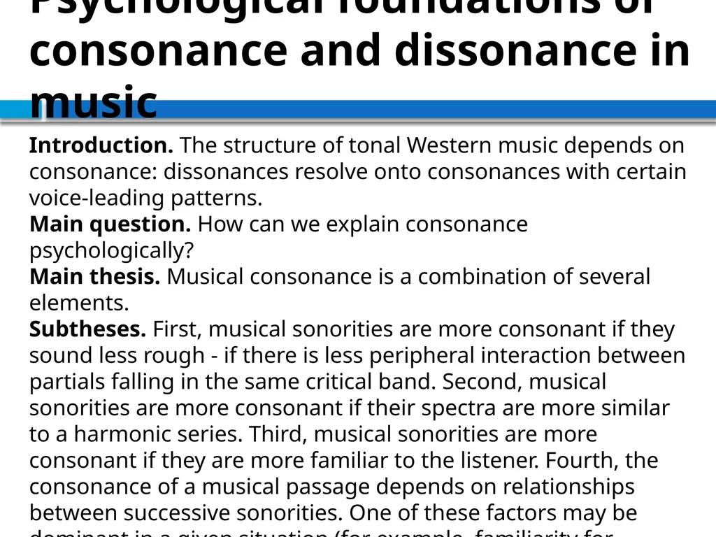 STRUCTURING THE ARGUMENT OF A THEORETICAL PAPER IN - slide 19 of 47