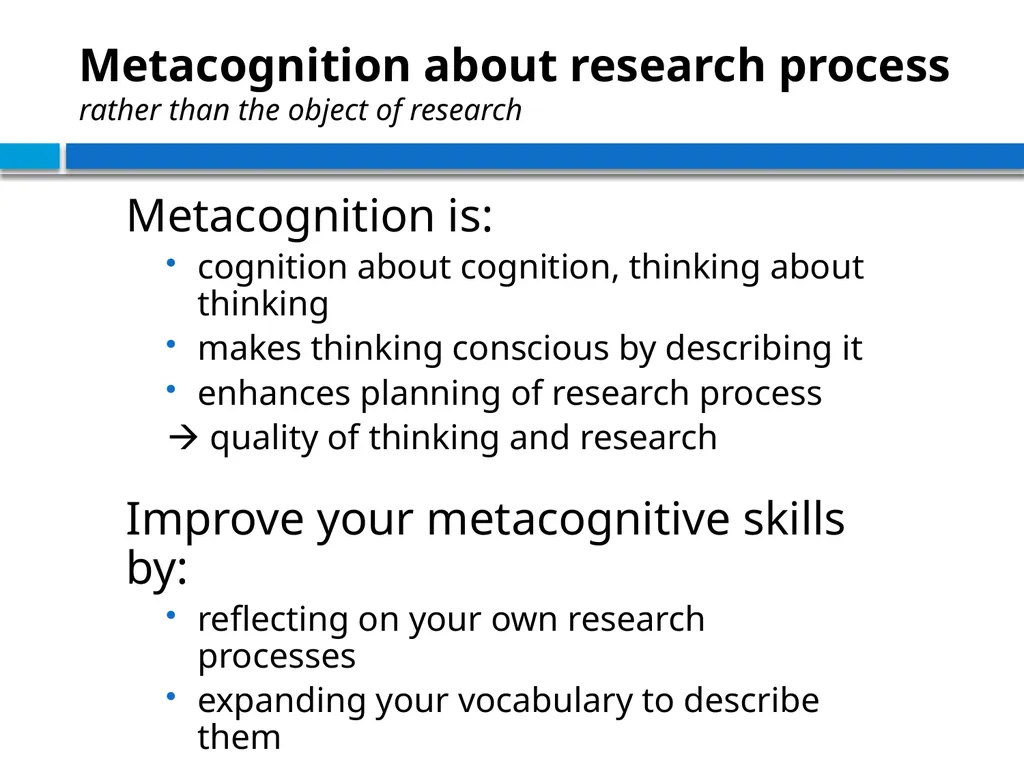 STRUCTURING THE ARGUMENT OF A THEORETICAL PAPER IN - slide 32 of 47