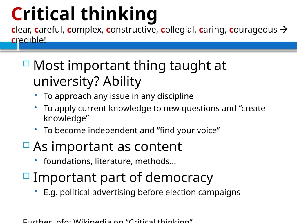 STRUCTURING THE ARGUMENT OF A THEORETICAL PAPER IN - slide 3 of 47