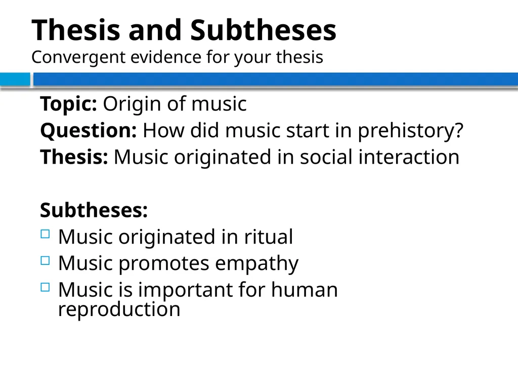 STRUCTURING THE ARGUMENT OF A THEORETICAL PAPER IN - slide 8 of 47