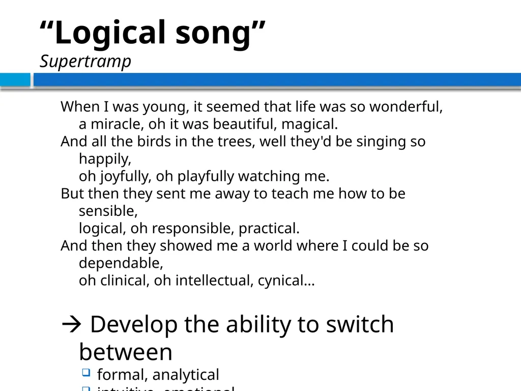 STRUCTURING THE ARGUMENT OF A THEORETICAL PAPER IN - slide 35 of 47