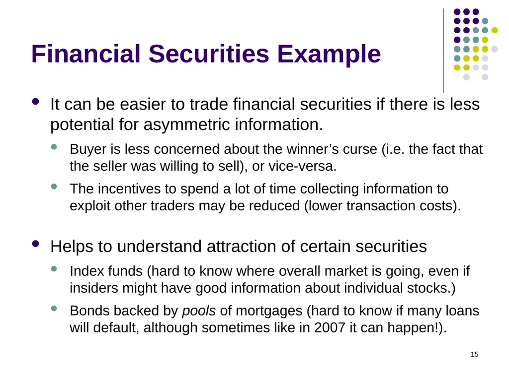 Common Value Auctions 1 Coin auction What’s for - slide 15 of 30