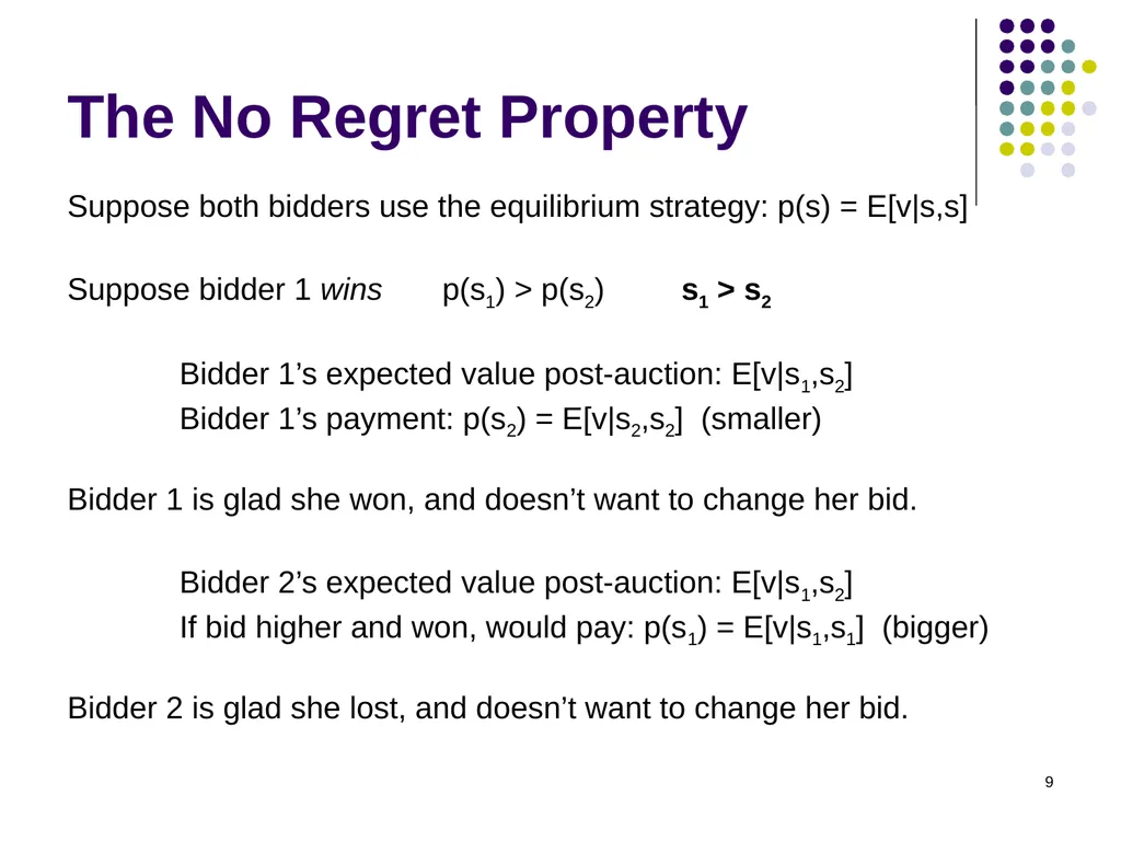 Common Value Auctions 1 Coin auction What’s for - slide 9 of 30