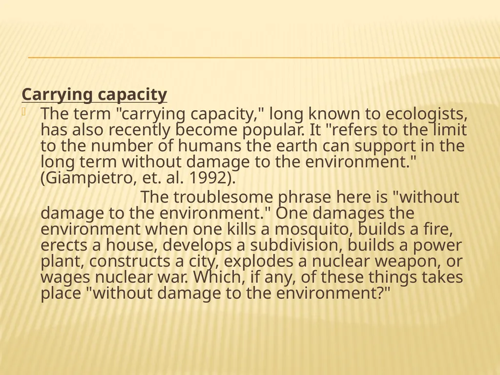 Limits to growth and sustainable use of resources - slide 11 of 25