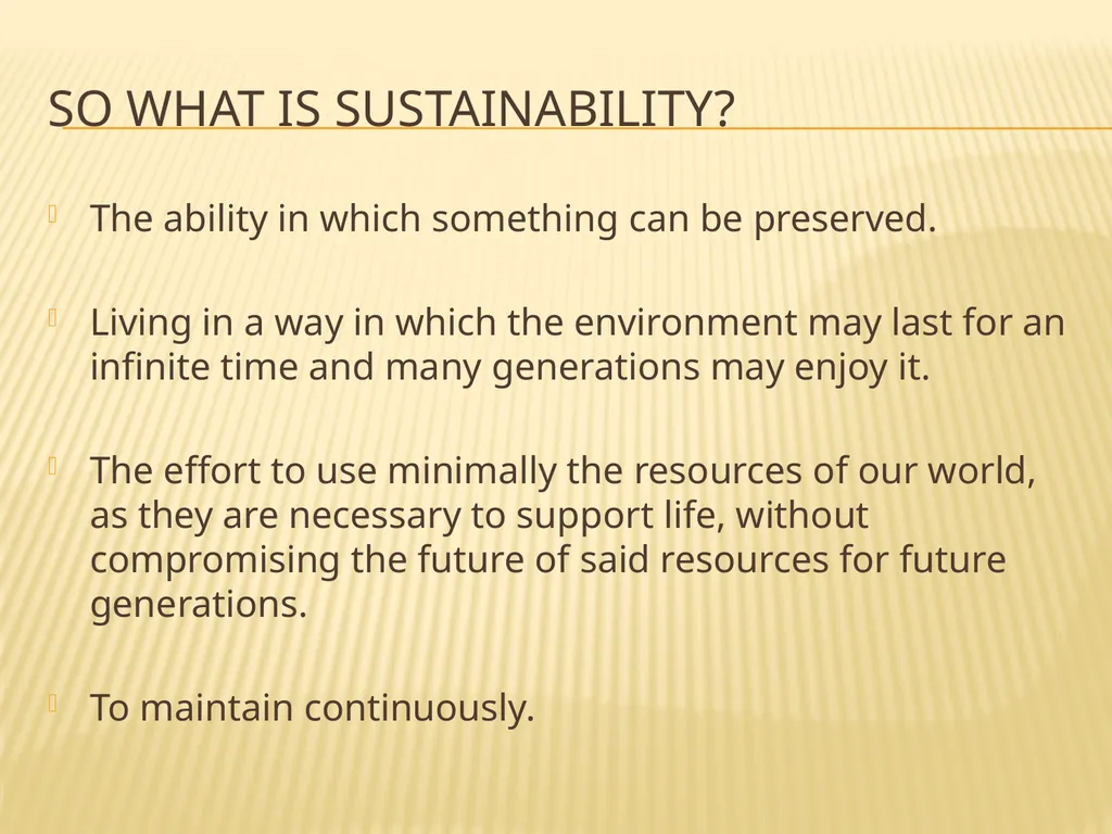 Limits to growth and sustainable use of resources - slide 15 of 25