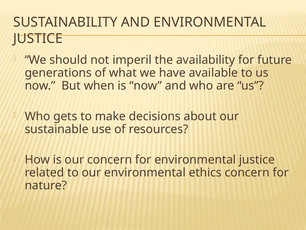 Limits to growth and sustainable use of resources - slide 25 of 25