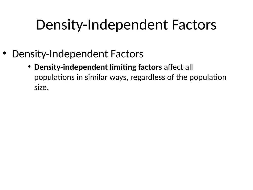 Section 5.1, Population Ecology What types of - slide 18 of 34