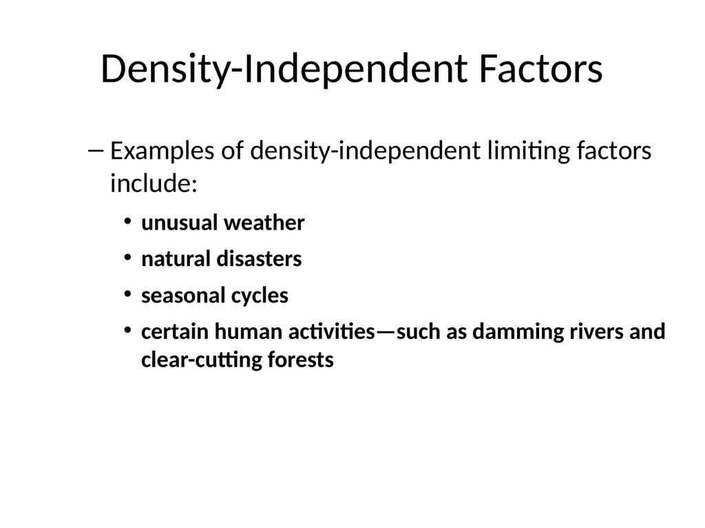 Section 5.1, Population Ecology What types of - slide 19 of 34